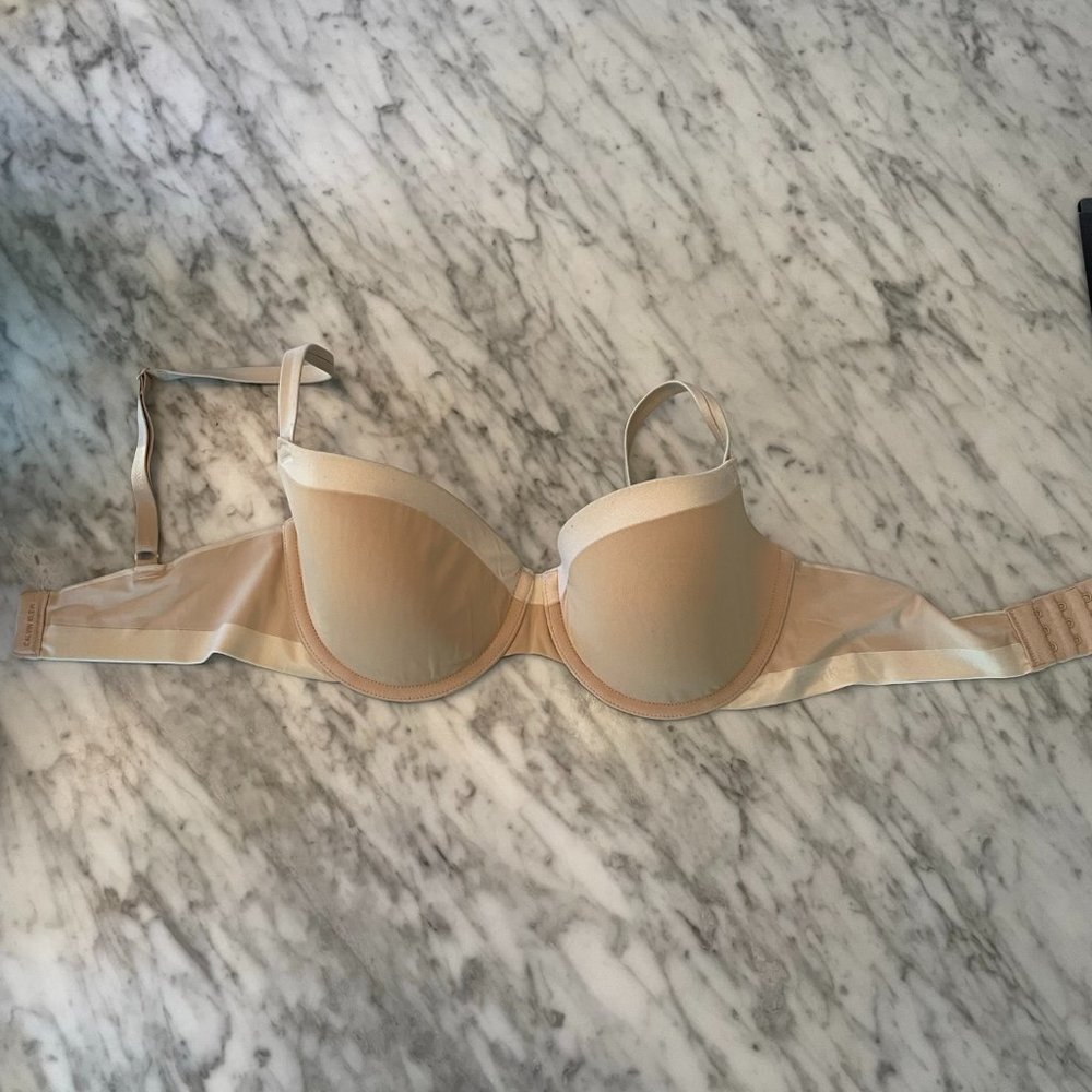 Calvin Klein Balonet Beige Bra